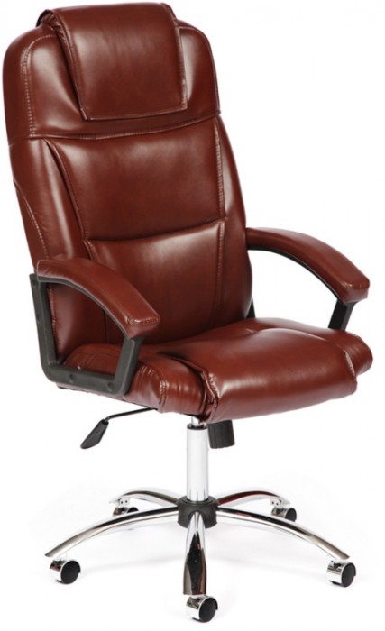 TetChair BERGAMO (хром) кож/зам бежевый 36-34 TetChair BERGAMO (хром) кож/зам бежевый 36-34